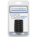 Titanmen Cock Cage - Black Default Title