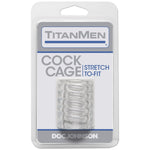 Titanmen Cock Cage - Clear Default Title