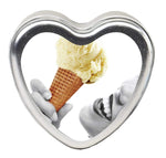 Edible Heart Candle - Vanilla - 4 Oz. Default Title
