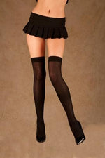 Opaque Thigh Hi - Black Default Title
