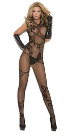 Fishnet Body Stocking - One Size - Black Default Title