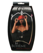 Le Boheme Satin Blindfold - Red Default Title