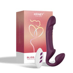 Bliss - Rotating Head Strapless Strap on - Red Wine Default Title