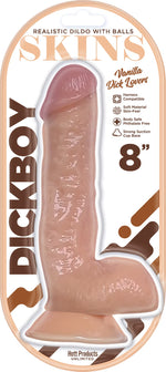 Dickboy - Skins - Dildo With Balls - 8 Inch - Vanilla Dick Lover Default Title