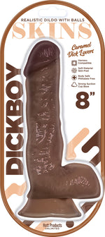 Dickboy - Skins - Dildo With Balls - 8 Inch - Caramel Dick Lover Default Title