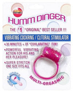 Humm Dinger Vibrating Penis Ring Clitoral Stiimulator - Purple Default Title
