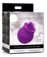 Inmi - Bloomgasm Wild Violet Licking Silicone Stimulator - Violet Default Title