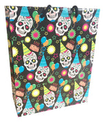 Sugar Skull Birthday Pattern Gift Bag 8x10 Default Title