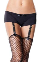 Garter Boyshort - Medium-large - Black Default Title