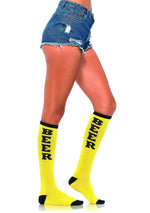 Beer Run Knee High Socks - One Size Default Title