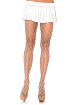 Xena Spandex Diamond Tights - One Size - White Default Title