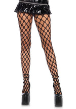 Jumbo Pothole Net Tights - Black - One Size Default Title