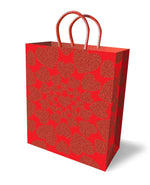 Glitter Heart Gift Bag - Red Default Title