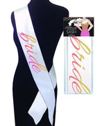 Glitterati Bride Sash - White Default Title