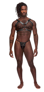 Gemini Leather Harness - One Size - Black Default Title