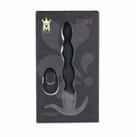 Mason Remote Control Silicone Butt Plug - Black Default Title