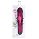 Maui 420 Series - Dual Motor G-Spot Pot Leaf - Rechargeable Vibrator - Pink Default Title