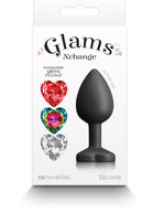 Glams Xchange Heart - Small - Black Default Title