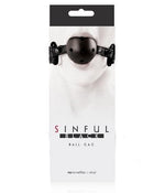 Sinful Ball Gag - Black Default Title