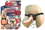 All American Whoppers 6.5-Inch- Dong With Universa Harness- Flesh Default Title