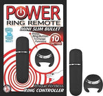 Power Ring Remote Mini Slim Bullet- Black Default Title