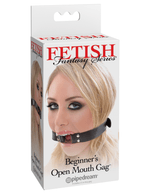 Fetish Fantasy Series Beginners Open Mouth Gag - Black Default Title