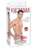 Fetish Fantasy Wonderful Wabbit Hollow Strap-on - Pink Default Title