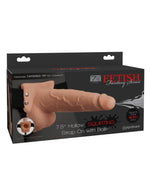 Fetish Fantasy Series 7.5" Hollow Squirting Strap-on With Balls - Flesh Default Title