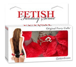 Fetish Fantasy Series Furry Cuffs - Red Default Title