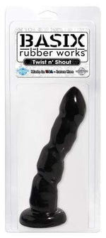 Basix Rubber Works - Twist 'N Shout With Suction Cup - Black Default Title