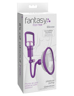 Fantasy for Her Manual Pleasure Pump - Purple Default Title