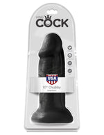 King Cock 10" Chubby - Black Default Title