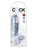 King Cock Clear 6" Cock With Balls Default Title