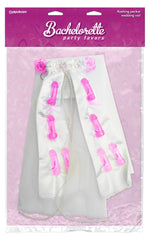 Bachelorette Party Favors Flashing Pecker Wedding Veil Default Title