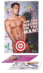 Bachelorette Party Favors Pin the Macho on the Man Default Title