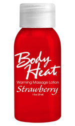 Body Heat Warming Massage Lotion - 1 Fl. Oz. - Strawberry Default Title