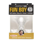 Fun Boy 4.5 Soft Hollow Strap-on - Packer - Extender - Clear Default Title
