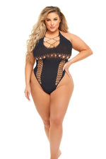 Hot Too Handle Bodysuit - Queen Size - Black Default Title