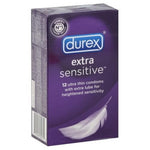 Durex Extra Sensitive Condoms Lubricated - 12 Pack Default Title