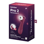 Satisfyer Pro 2 Generation 3 Connect App Liquid Air Technology - Wine Red Default Title