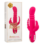 Jack Rabbit Signature Heated Silicone Triple Fantasy Rabbit - Pink Default Title