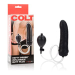 Colt Hefty Probe Inflantatable Butt Plug - Black Default Title