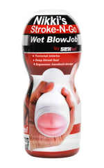 Nikkis Stroke-N-Go Wet Blowjob Stroker Default Title