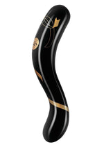 Secret Kisses - 7 Inch Handblown Double Ended Dildo - Black Default Title