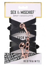 Brat Handcuffs - Black / Rose Gold Default Title