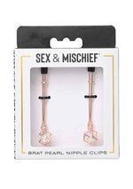 Brat Pearl Nipple Clips - Rose Gold Default Title
