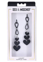 Heart Nipple Ties - Black Default Title