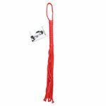 Sex and Mischief Rope Flogger - Red Default Title