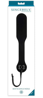 Bow Tie Acrylic Paddle - Black Default Title