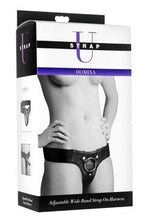 Domina Adjustable Wide Band Strap on Harness Default Title
